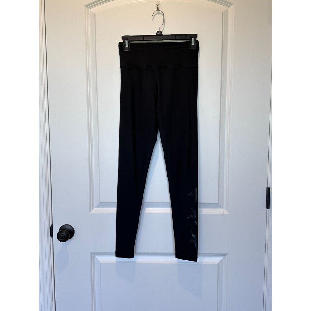 Aqua Athletics High Rise Black Leggings Size XS